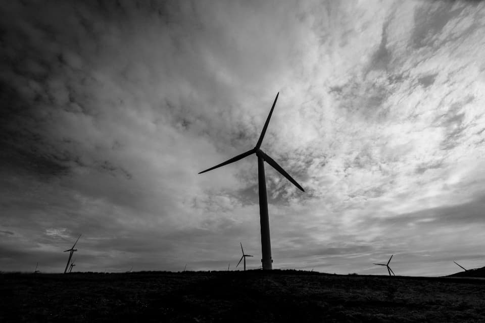 Utility-scale wind farm